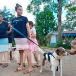 El MINSA desarrollo una jornada de vacunación canina, en los chiles municipio San Carlos del departamento Río San Juan