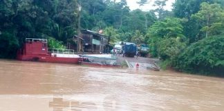 rio san juan, bomberos, polica, lluvias, inundaciones, el castillo,