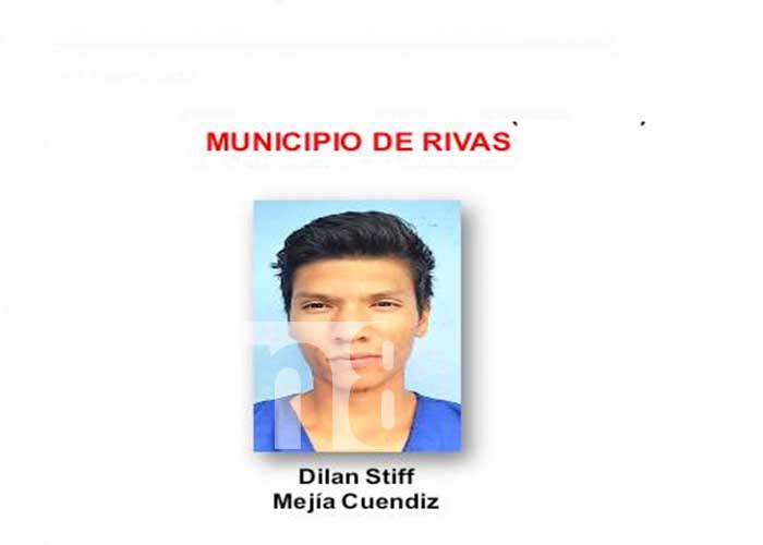 Detenido por cometer delitos en el departamento de Rivas