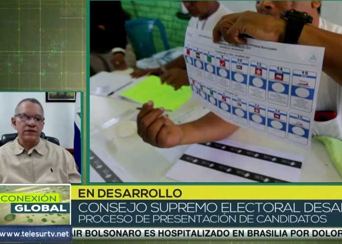 Entrevista en TeleSur a Lumberto Campbell, magistrado del CSE, sobre el proceso electoral