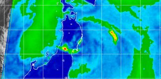 La tormenta tropical Nepartak toca tierra en el norte de Japón / FOTO / Twitter