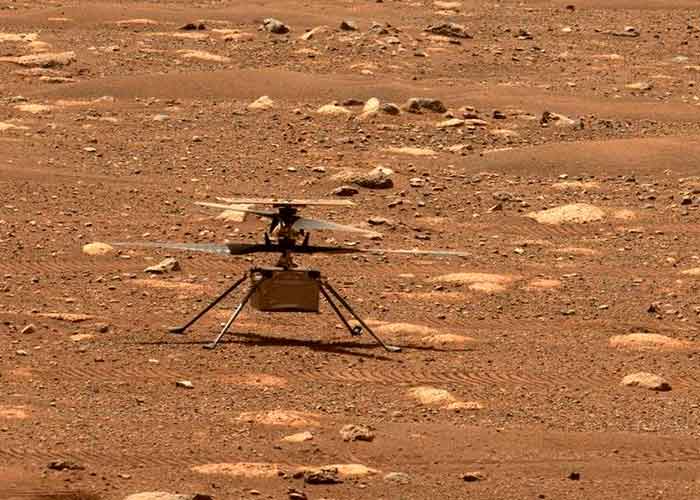 En este vuelo 12, Ingenuity capturó nuevas imágenes del planeta Marte