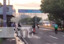 Motociclista se encuentra en estado delicado tras sufrir accidente de tránsito en Managua