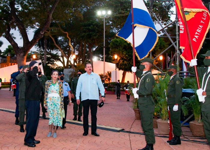 nicaragua, managua, vicepresidenta, rosario murillo, fuerza naval,