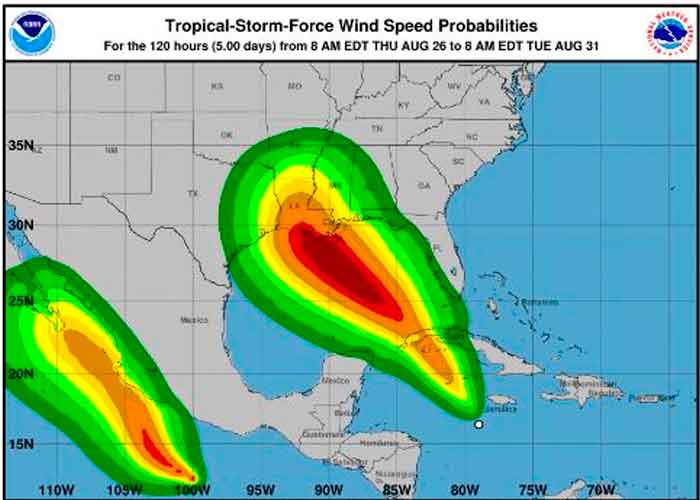 INETER: Se forma Depresión Tropical Nueve en el Mar Caribe Occidental 