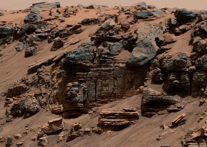 El Curiosity capturó la vista panorámica el pasado 3 de julio en el día marciano número 3.167 de su misión