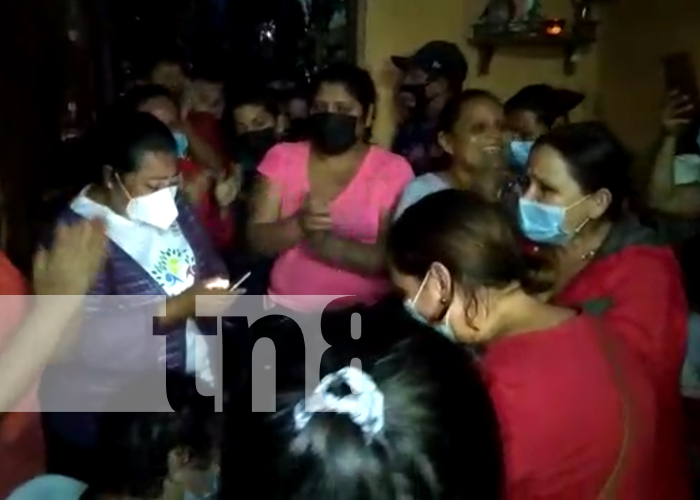 Así se mostraban familiares y amigos por el rescate de menor en Matagalpa