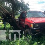 nicaragua, jalapa, accidente de transito, camioneta, muerto,