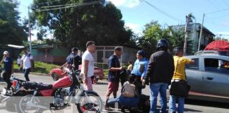 Accidente de tránsito en Managua por tirarse el Alto