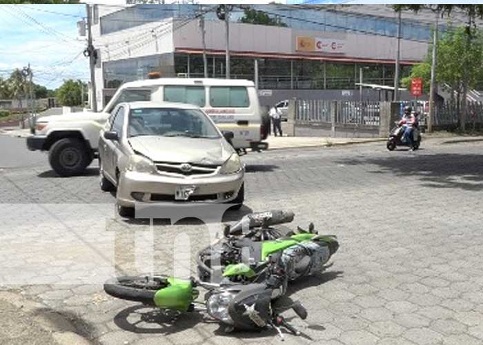 Accidente de tránsito en Villa Fontana, Managua