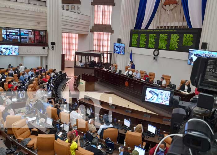Sesión parlamentaria de leyes en la Asamblea Nacional, en este caso sobre un convenio con Cuba