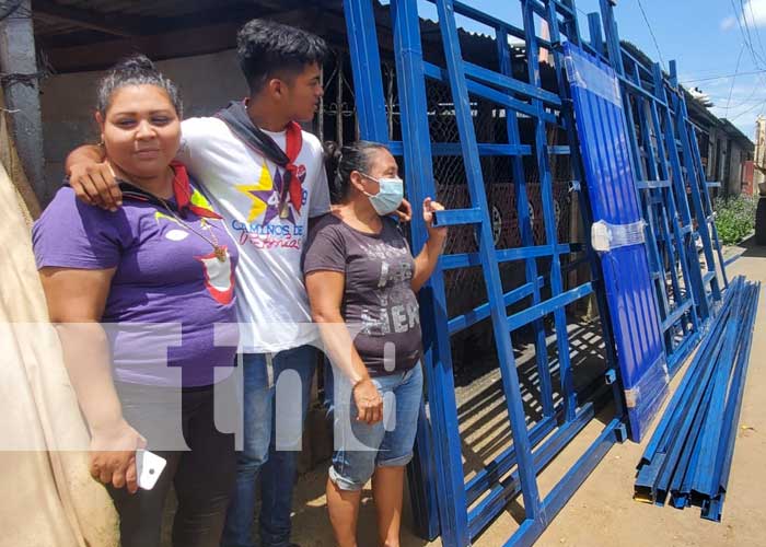 Alcaldía de Managua ayuda a reconstruir vivienda afectada por lluvias