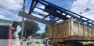 Alcaldía de Managua ayuda a reconstruir vivienda afectada por lluvias