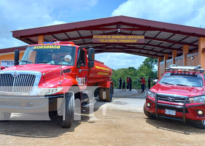 Inauguran estación de bomberos 116 en Villanueva, Chinandega