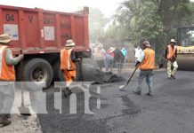 Calles recién construidas o reparadas por la Alcaldía de Managua