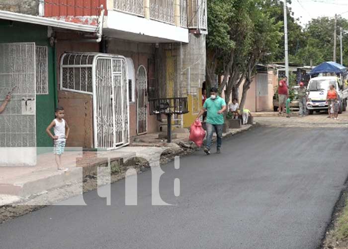 Calles recién construidas o reparadas por la Alcaldía de Managua