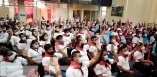 Congresistas del FSLN en el Caribe Sur ratifican al Presidente Daniel Ortega / FOTO / TN8