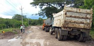 Inicia construcción de carretera a Puerto Díaz, en Juigalpa