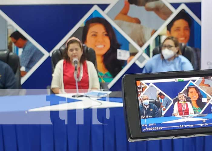 Conferencia de prensa sobre cedulación en Nicaragua 
