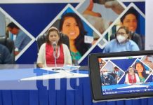 Conferencia de prensa sobre cedulación en Nicaragua