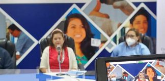 Conferencia de prensa sobre cedulación en Nicaragua