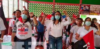 Militantes sandinistas de Río Blanco ratifica la Fórmula Presidencial / FOTO / TN8