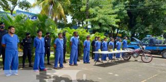 Encarcelan a 10 delincuentes en Chinandega