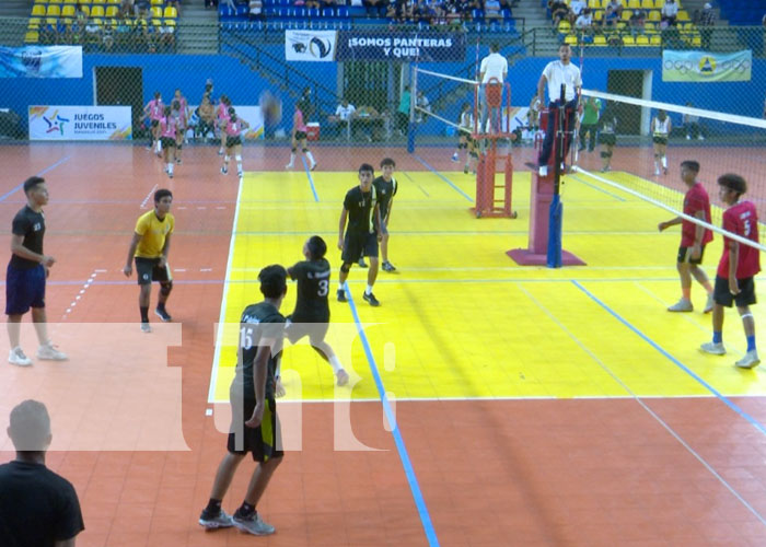 Desarrollan contienda final de voleibol de los Juegos Juveniles Managua