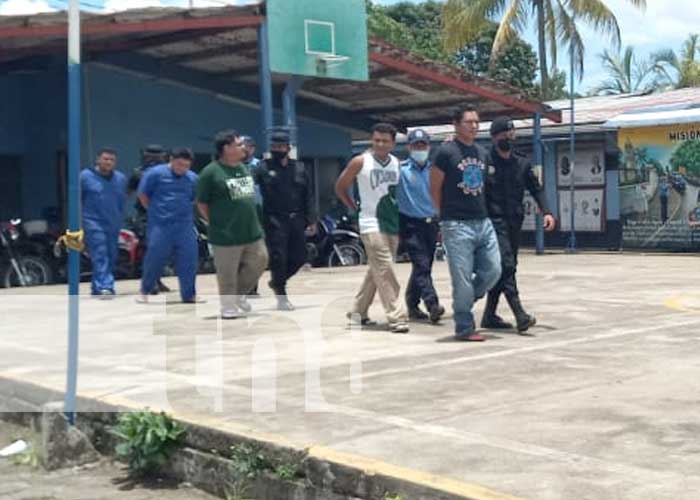 Personas detenidas por cometer diversos delitos en Carazo
