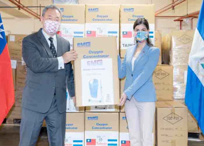 Taiwán dona al MINSA 50 unidades de concentradores de oxígeno