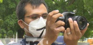 Conferencia de prensa del concurso de fotografía Eco Zoom