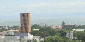 Toma panorámica de Managua, capital de Nicaragua