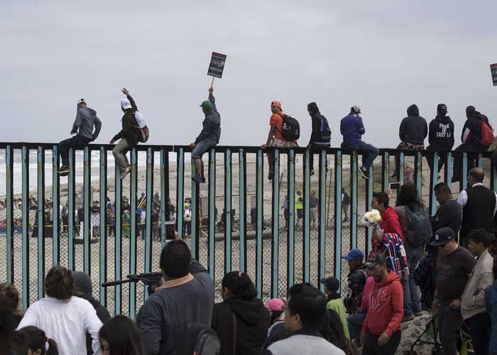 Las detenciones de migrantes en la frontera de Estados Unidos.