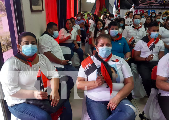 Foto: Participan en el congreso nacional de apoyo al FSLN en Estelí / TN8