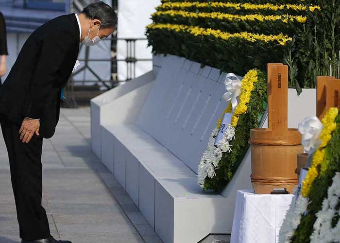 Conmemoran 76 años de la bomba de Hiroshima en Japón