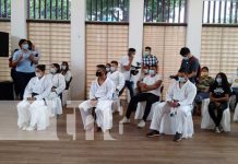 Conferencia de prensa sobre competencia de karate en Nicaragua