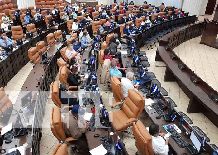 Asamblea Nacional de Nicaragua en sesión parlamentaria