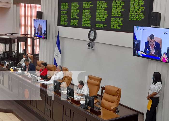 Asamblea Nacional de Nicaragua en sesión parlamentaria