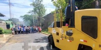 Obras de Calles para el Pueblo en Managua