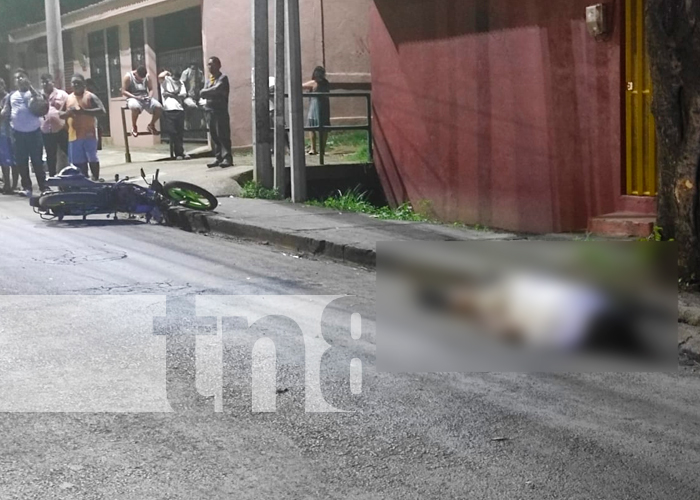 Motociclista y su acompañante mueren por maniobra imprudente en Bo. Villa Venezuela 