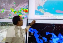 Conferencia de prensa desde el INETER, sobre lluvias en Nicaragua