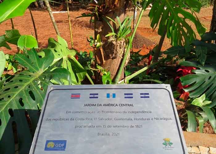 Nicaragua participó en la inauguración del jardín de América Central en Brasilia