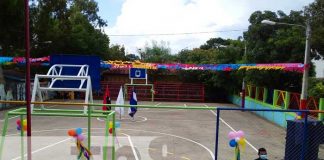 Remodelación del parque en el barrio Benedicto Valverde en Managua