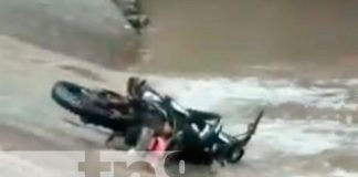 Motociclista cae a un río en Matagalpa