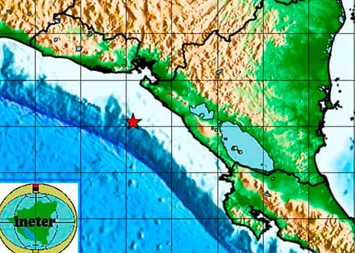Sismo de 6.2 sacude el Pacífico de Nicaragua