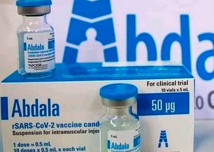 La vacuna Abdala, se basa en el dominio de la unión del receptor (RBD) de la proteína de la espiga del virus SARS-CoV-2