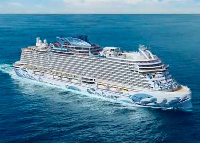 Foto: Una representación del Norwegian Prima, que zarpará en 2022. | Crédito: Norwegian Cruise Line
