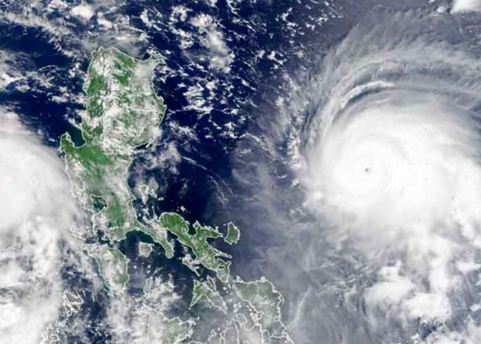 El tifón el Chanthu, rozó la punta meridional del archipiélago filipino