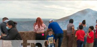 Familias visitan Volcán Masaya y disfrutan de su bellezas naturales