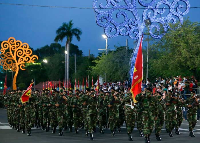 nicaragua, desfile militar, ejercito de nicaragua,